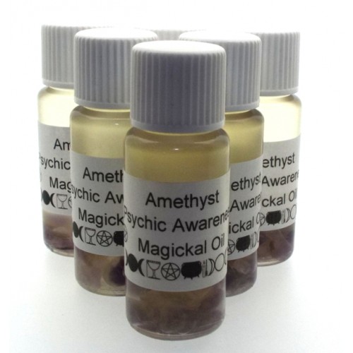 10ml Amethyst Gemstone Oil Psychic Awareness